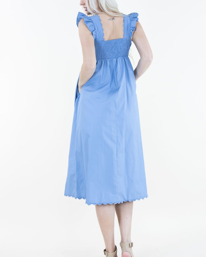 FINAL SALE: Mary Dress - Blue