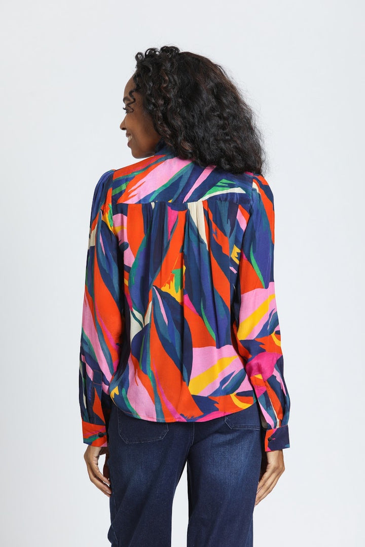 Izzy Blouse - Indigo Sapphire &amp; Bloom