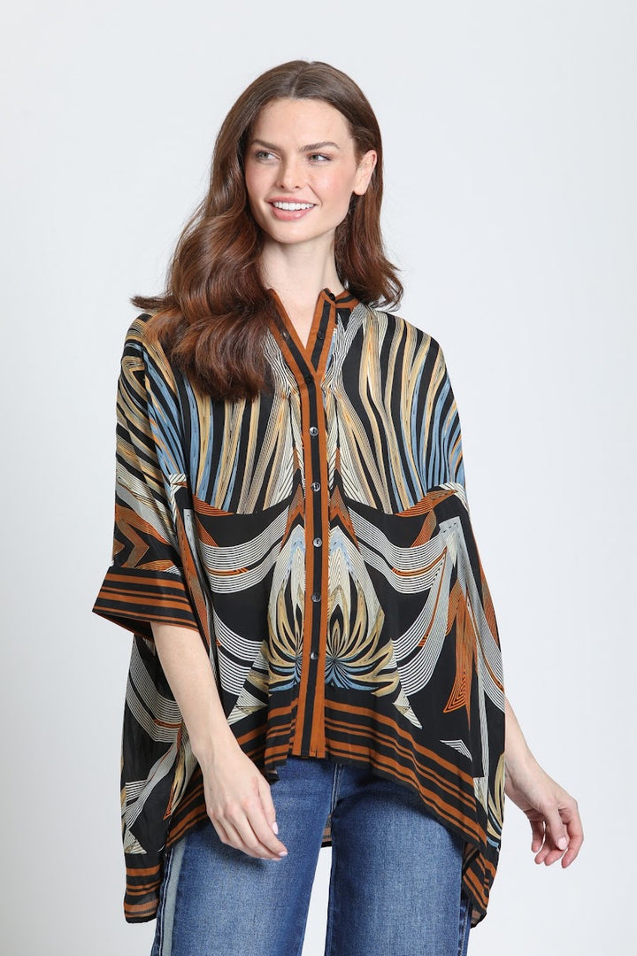 Jessie Kimono - Burnished Copper Multi