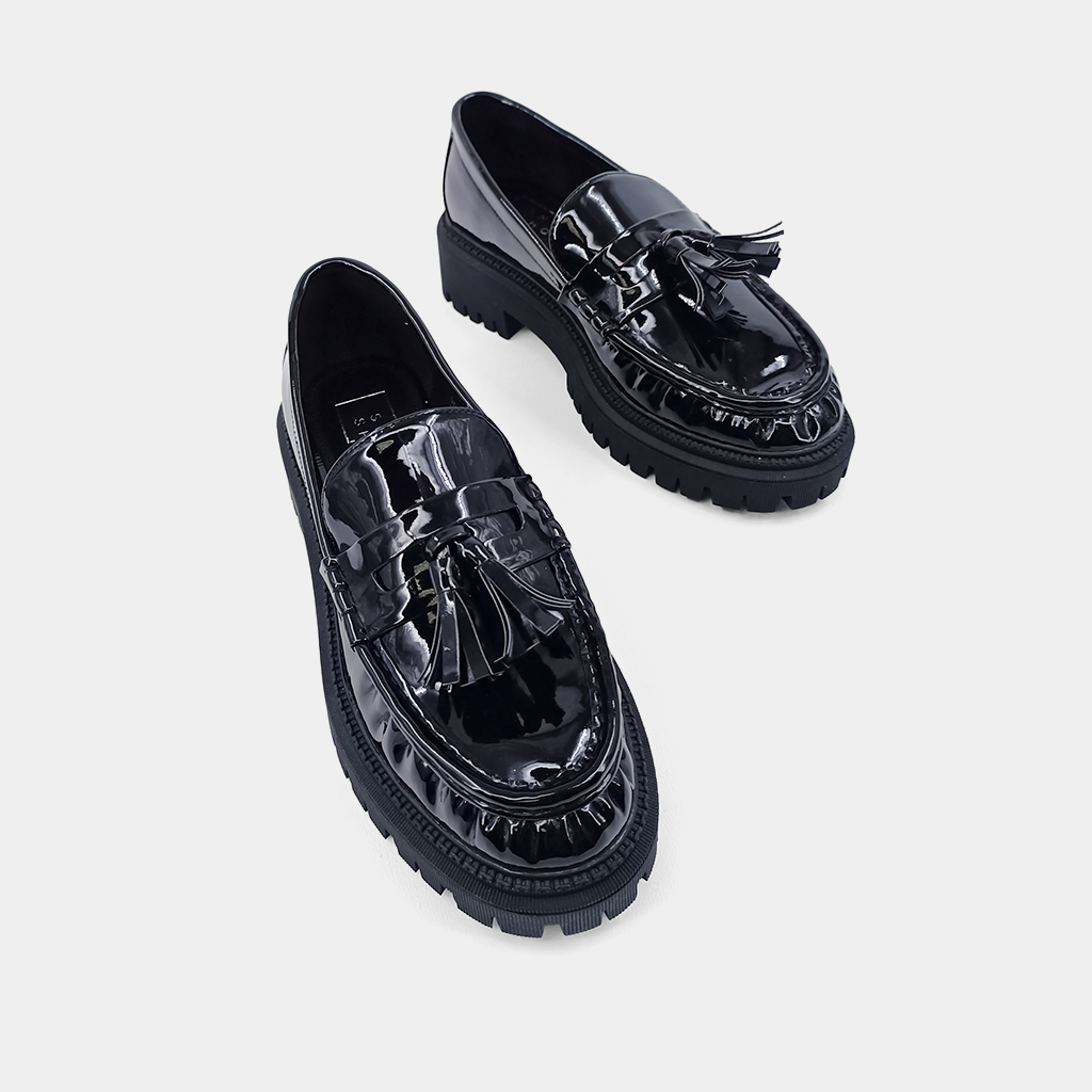 The Taylor Loafer - Black Patent
