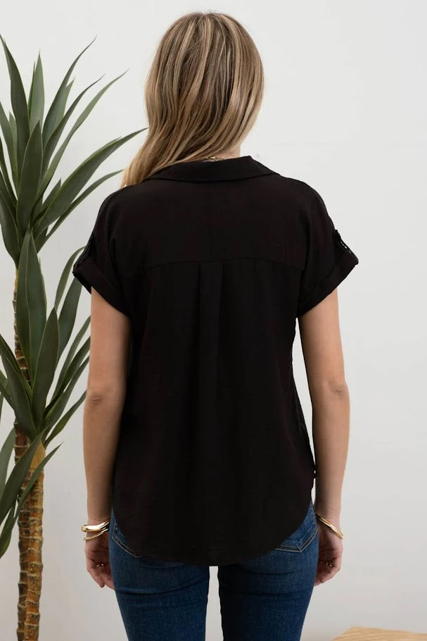 The Rhea Shirt - Black