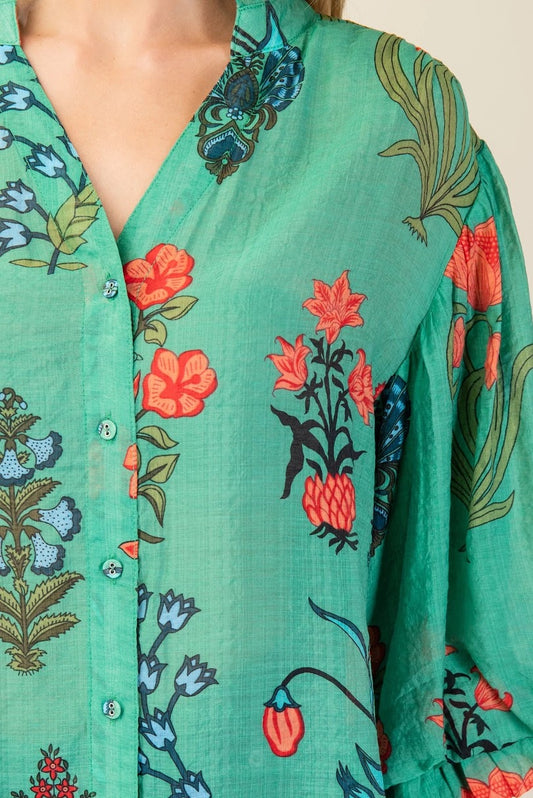 The Marie Blouse - Green