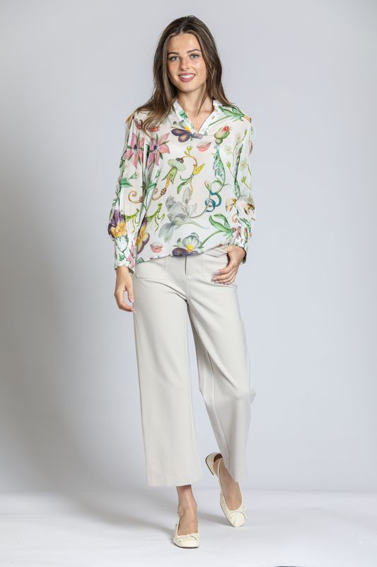 My Floral Top - White Multi