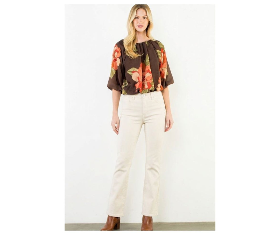 Sherri Top - Brown