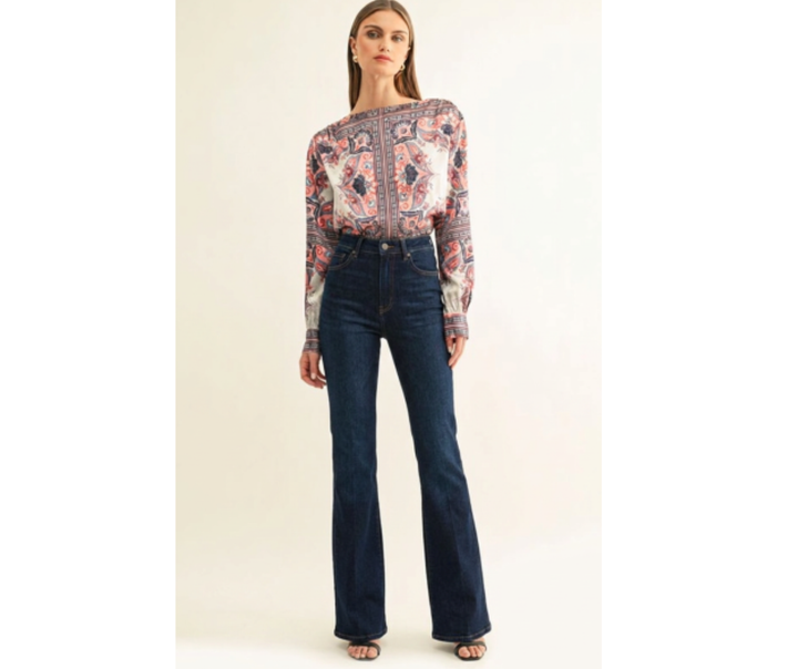 Niko Top - Coral multi