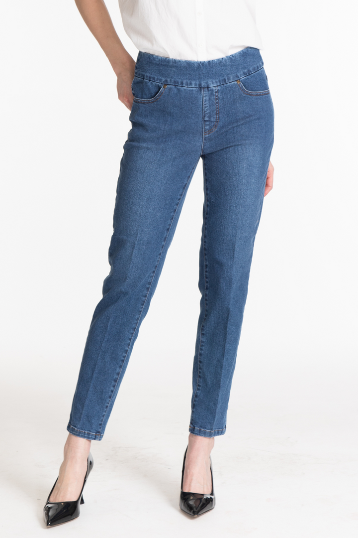 Slim-Sation Ankle Jean - Medium Indigo