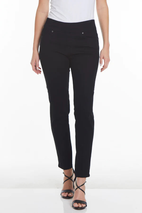 Slim-Sation Ankle Jean - Black Denim