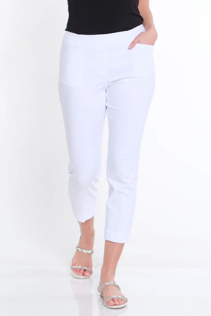 Slim-Sations Crop Pants - White