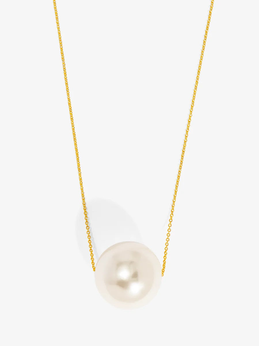 Ava Pearl Necklace - Pearl