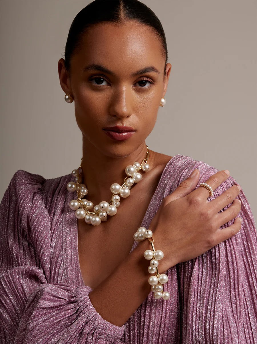 Venus Necklace - Pearl/Gold