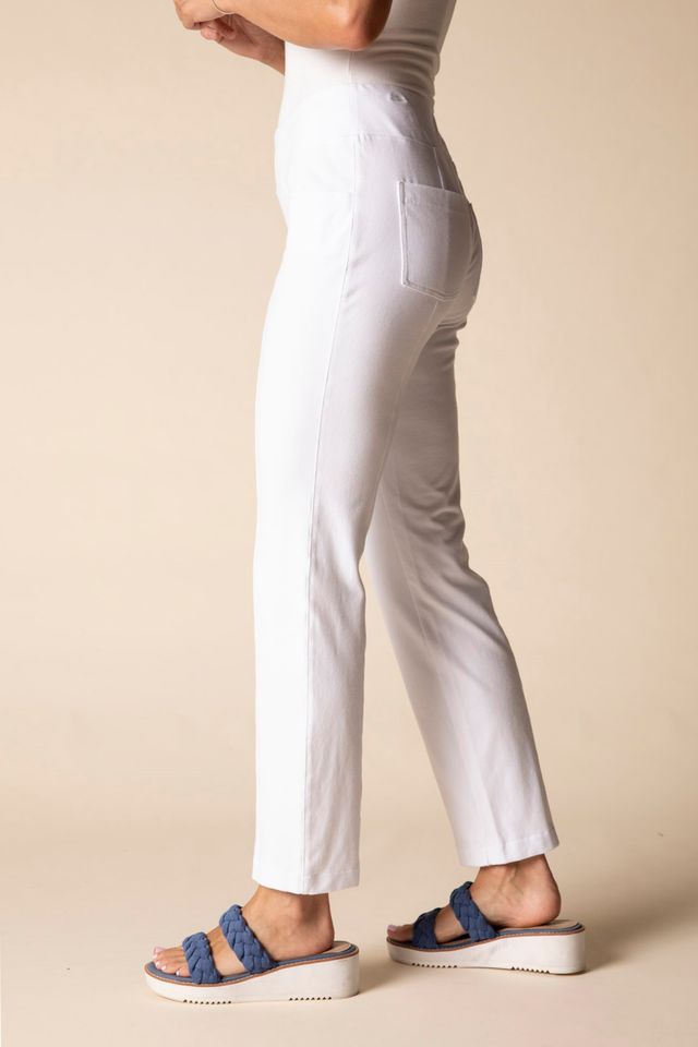 Susan Straight Leg Pants - White