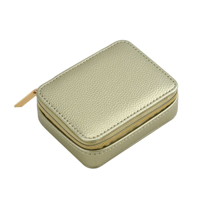 Leah Small Pill Box - Gold