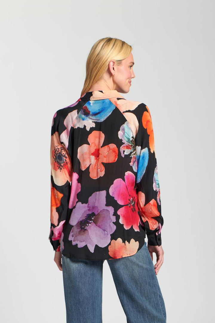 The Brielle Blouse - Bright Pink