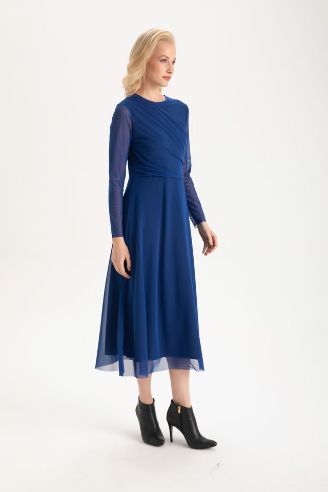 Callie Midi Dress - Cobalt