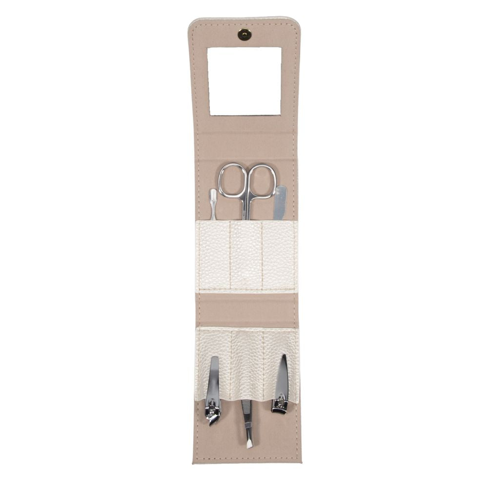 Leah Manicure Set - Pearl White