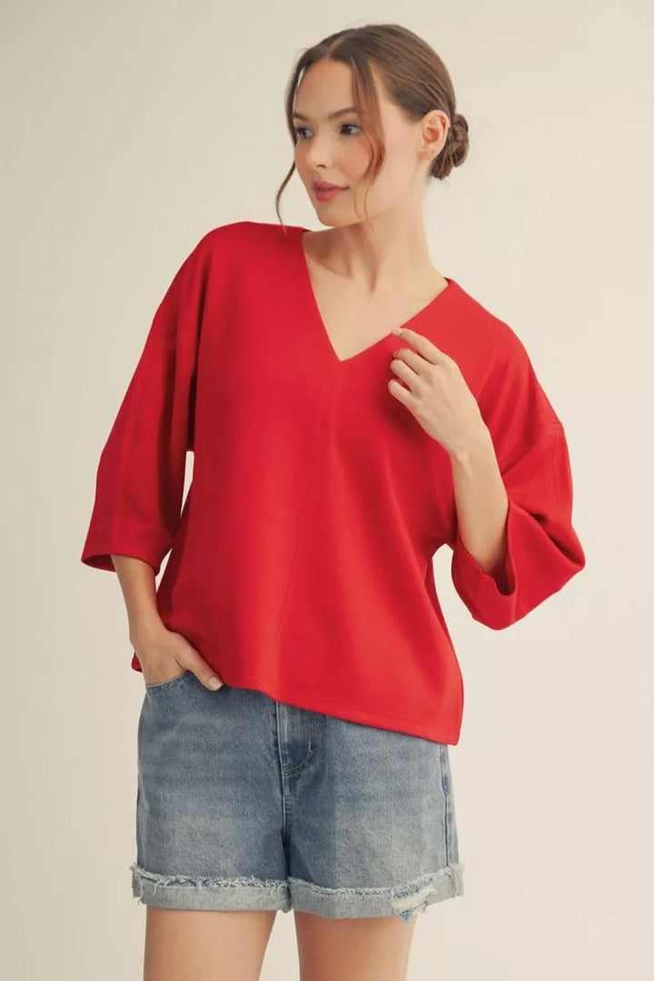 Classic Top - Tomato Red