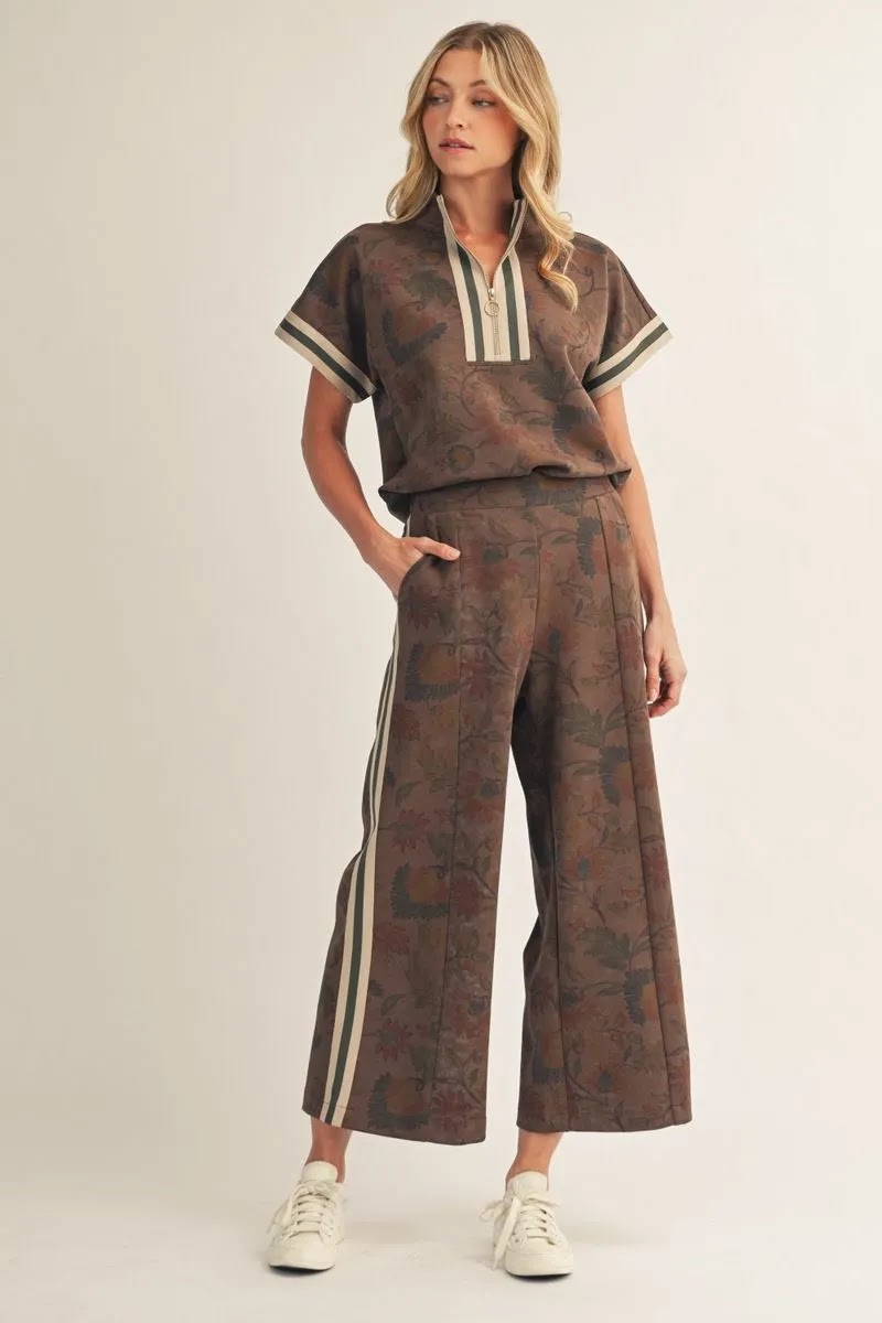 Mia Pant Set - Brown