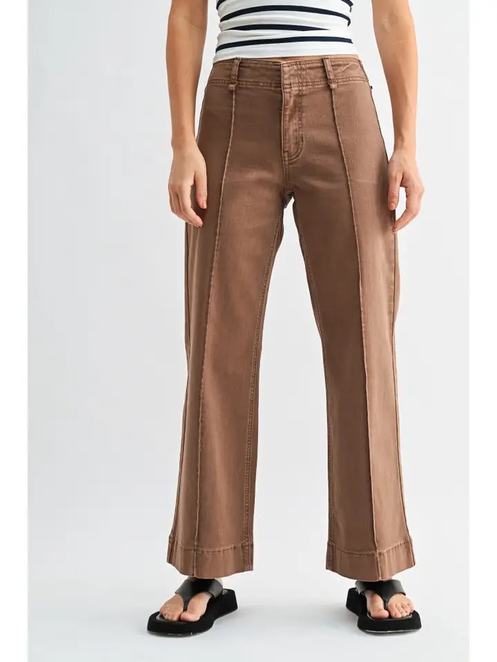 Vivian Trouser Pants - Vintage Brown