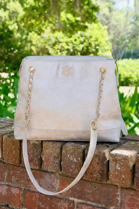Brielle Bucket Bag - Shimmer Champagne