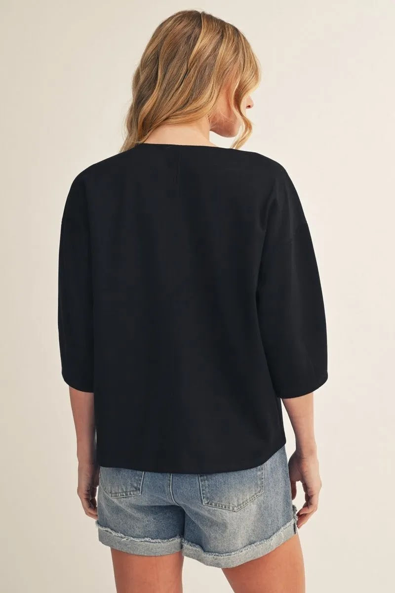 My Go To Top - Black