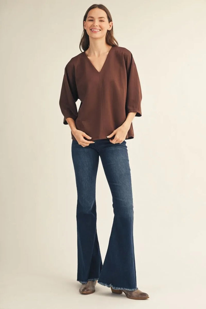 My Go To Top - Brown