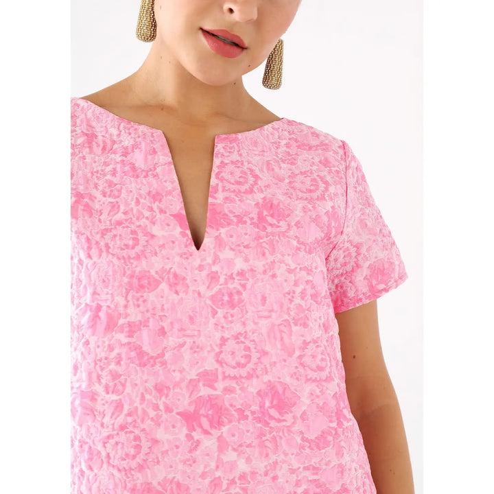 Lulu Dress - Pink Bubble