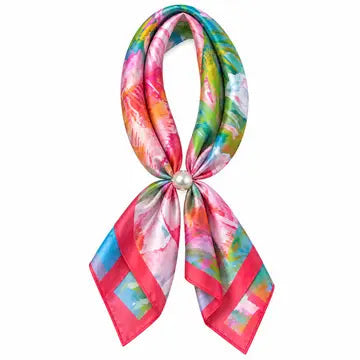 Ready to Wear Scarf - Pink Multi