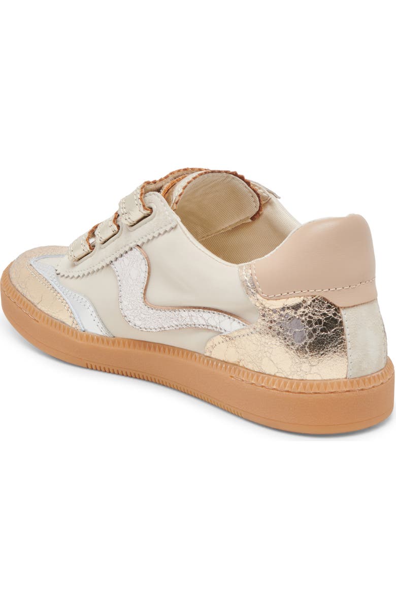 Notice Velcro Sneaker - Silver Gold