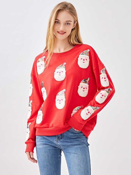 Oh Santa Pullover - Red