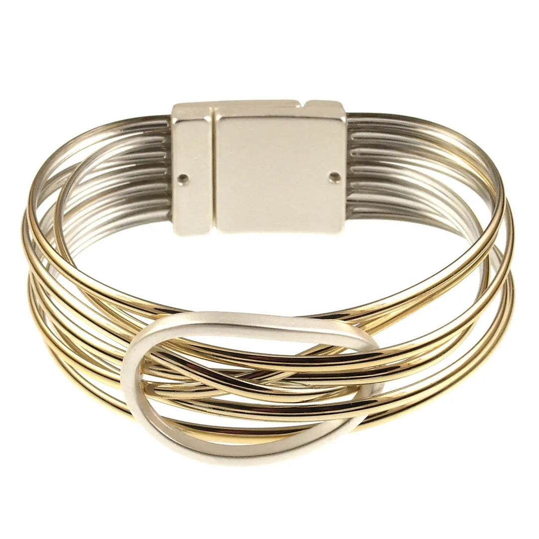 Be Bold Bracelet - Silver Gold