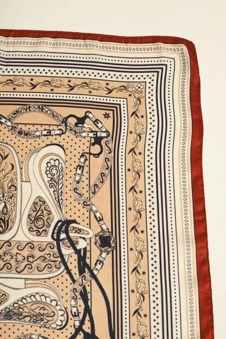 Square Scarf - Taupe