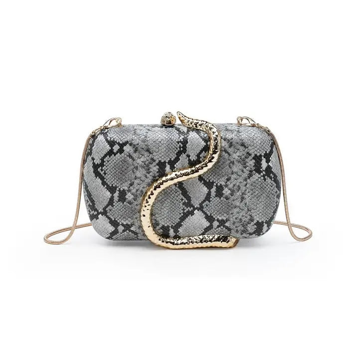 Reputation Clutch - Black White