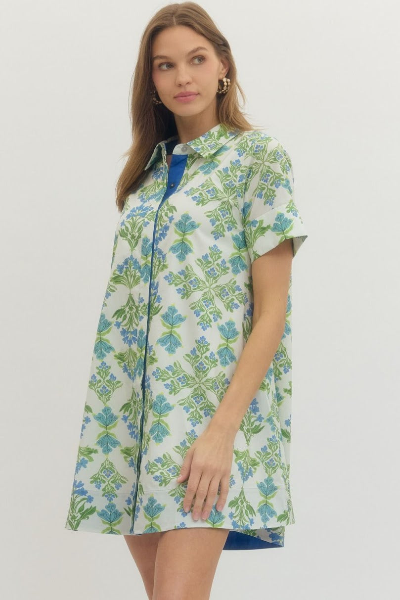 Georgette Dress - Cream