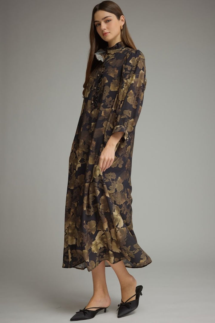 Evie Midi Dress - Black
