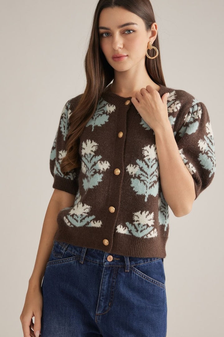 Bailey Cardigan - Brown