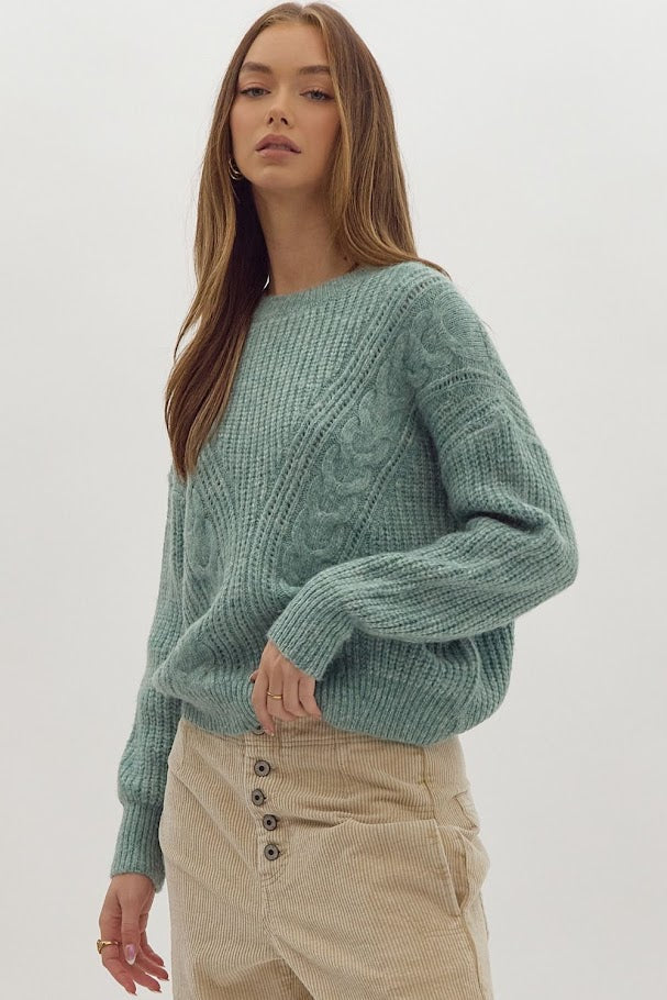 Margot Sweater - Jade Green