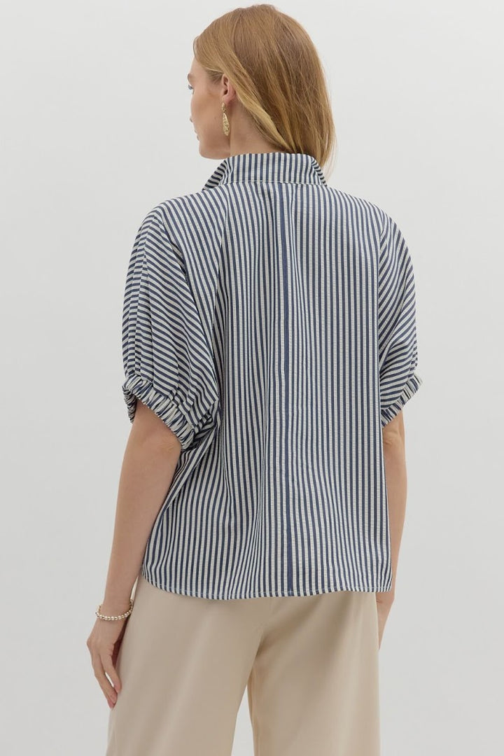 The Carla Top - Navy