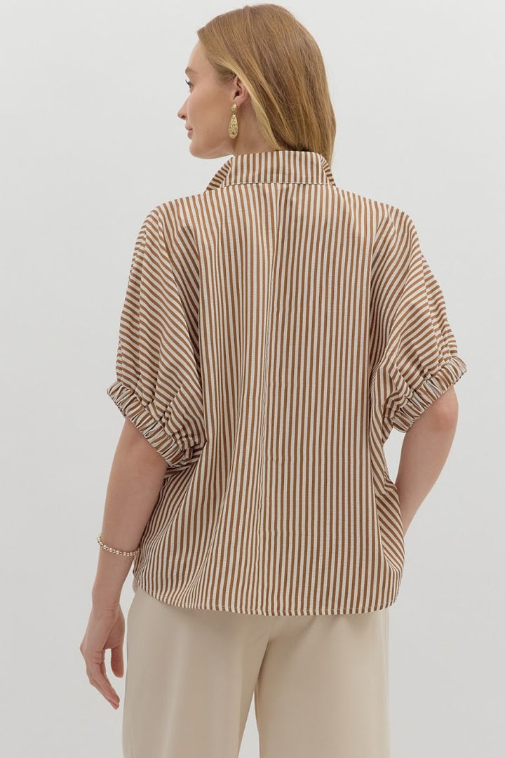 The Carla Top - Caramel