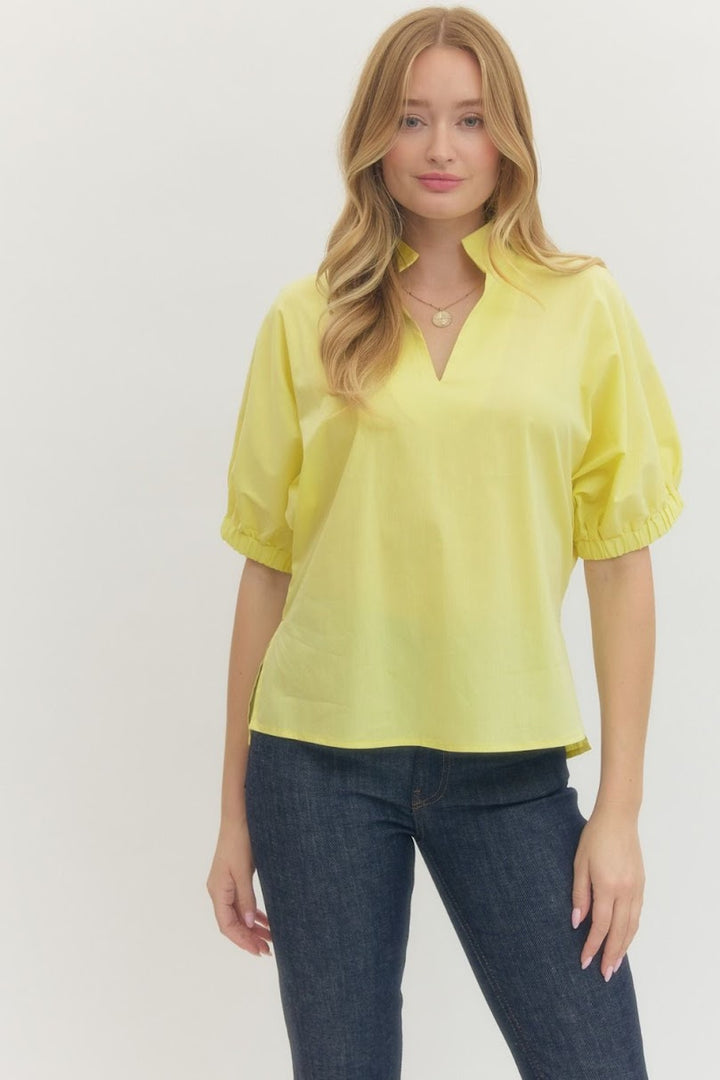 You Are My Sunshine Top - Yellow