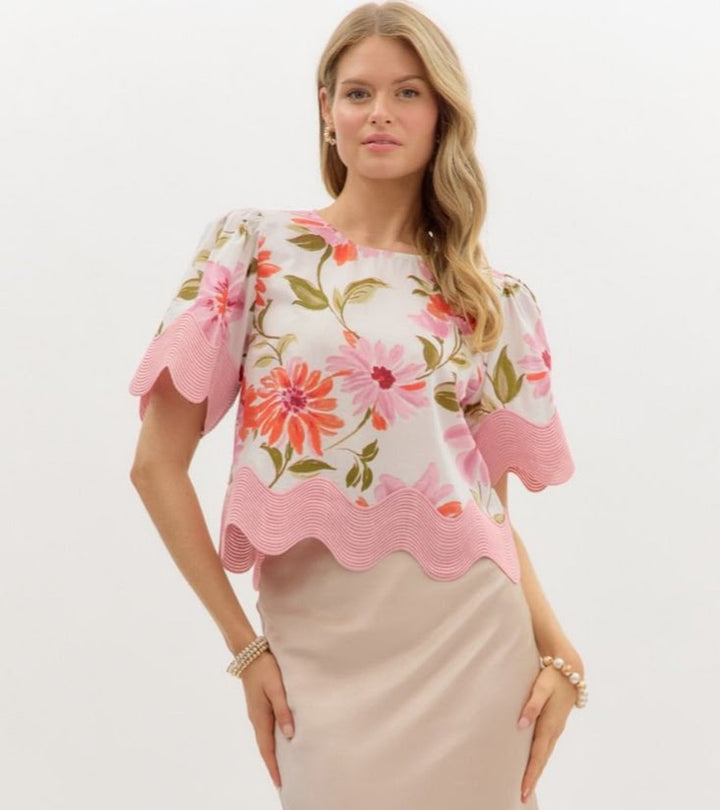 The Evangeline Top - Cream