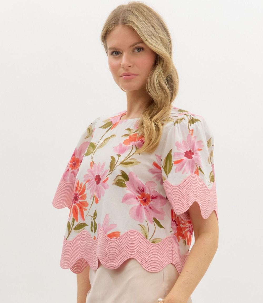 The Evangeline Top - Cream