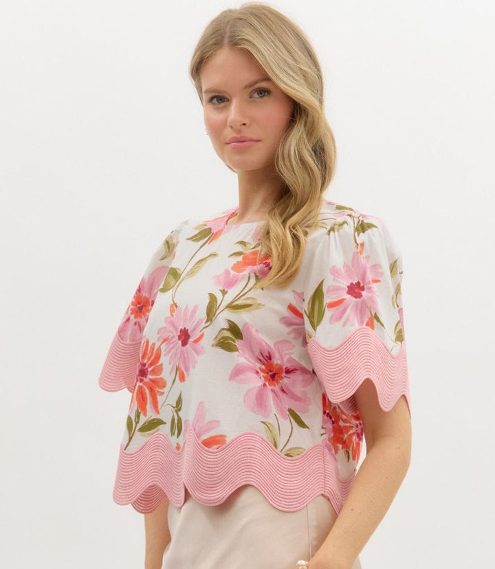 The Evangeline Top - Cream