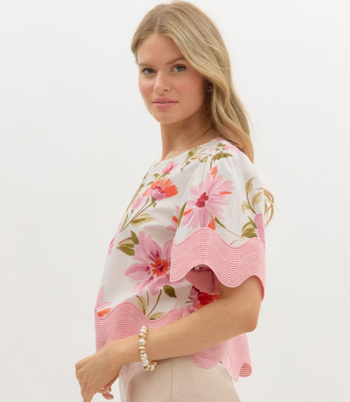 The Evangeline Top - Cream