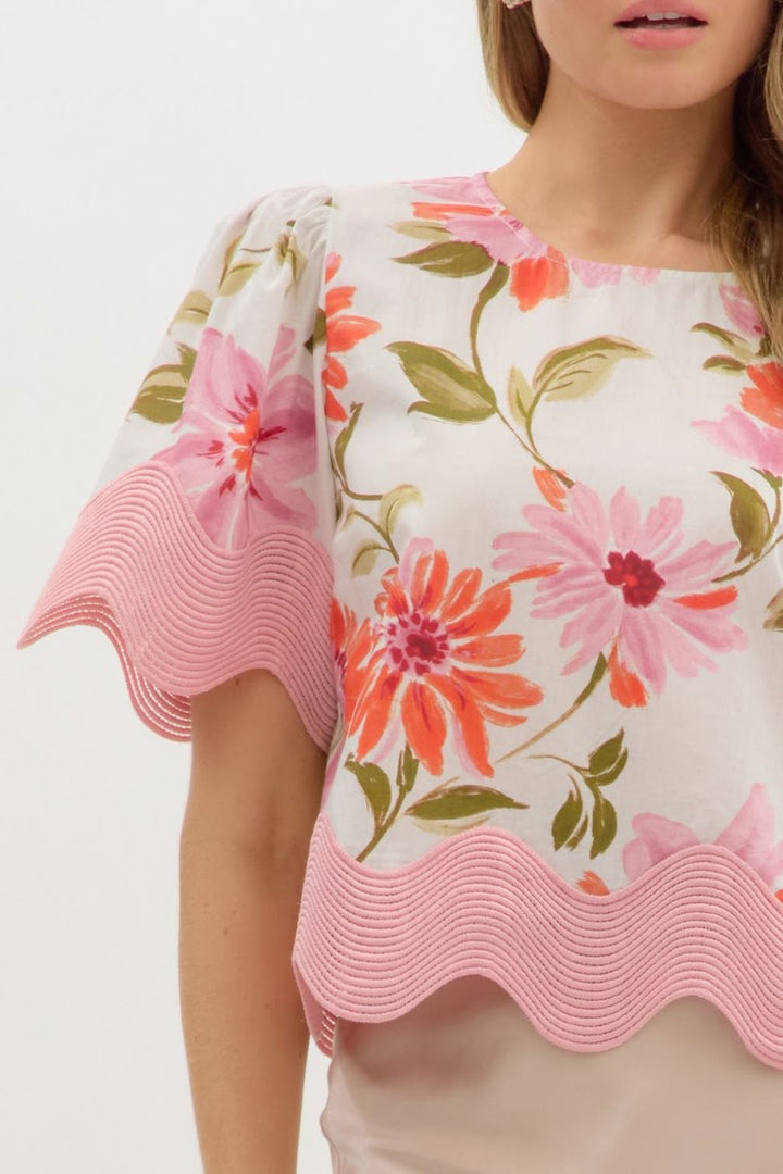 The Evangeline Top - Cream