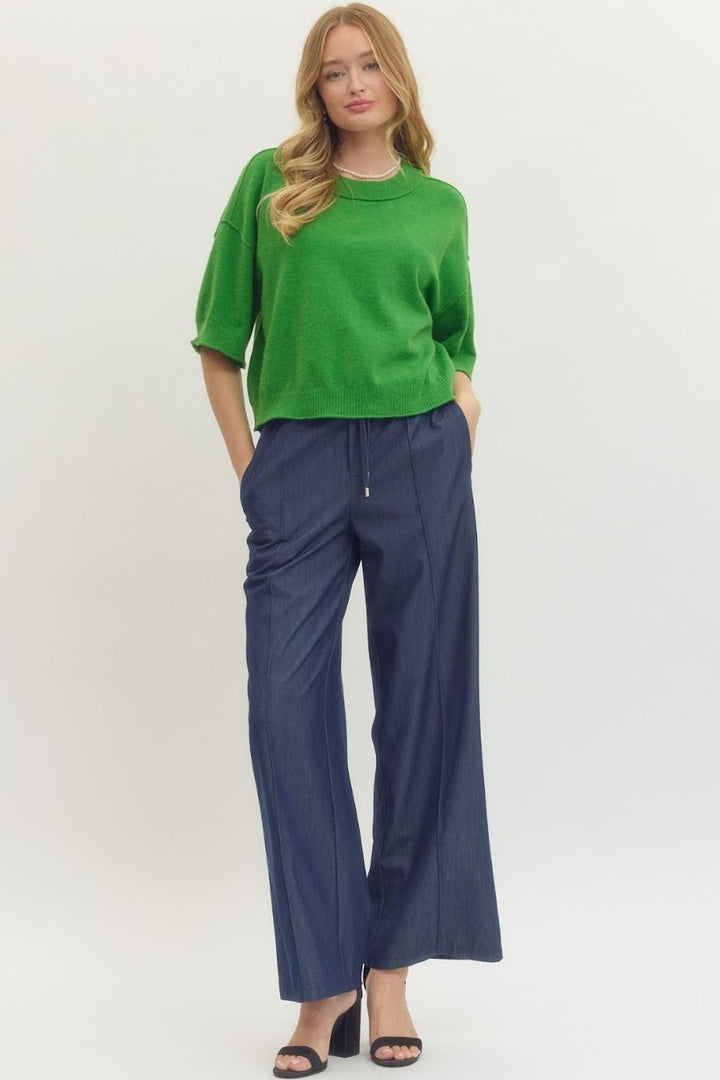 Back To Basics Sweater - Green