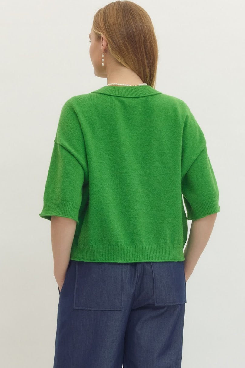 Back To Basics Sweater - Green