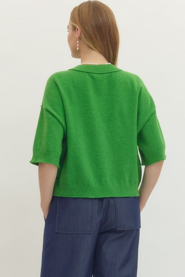 Back To Basics Sweater - Green