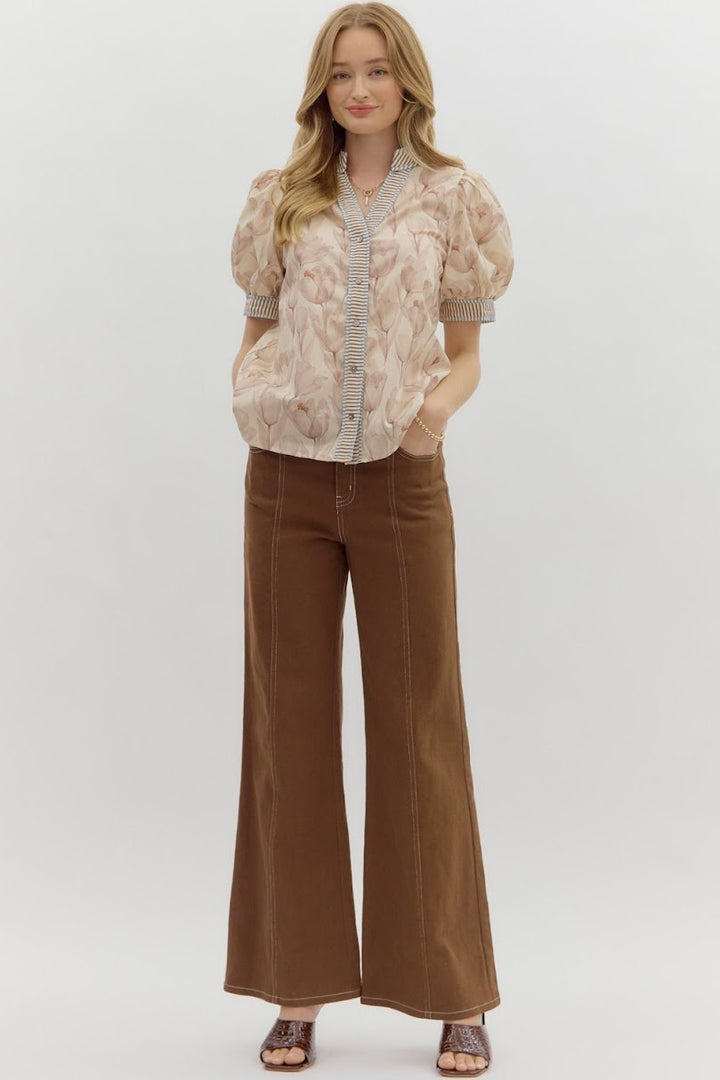 The Suzanne Top - Ecru