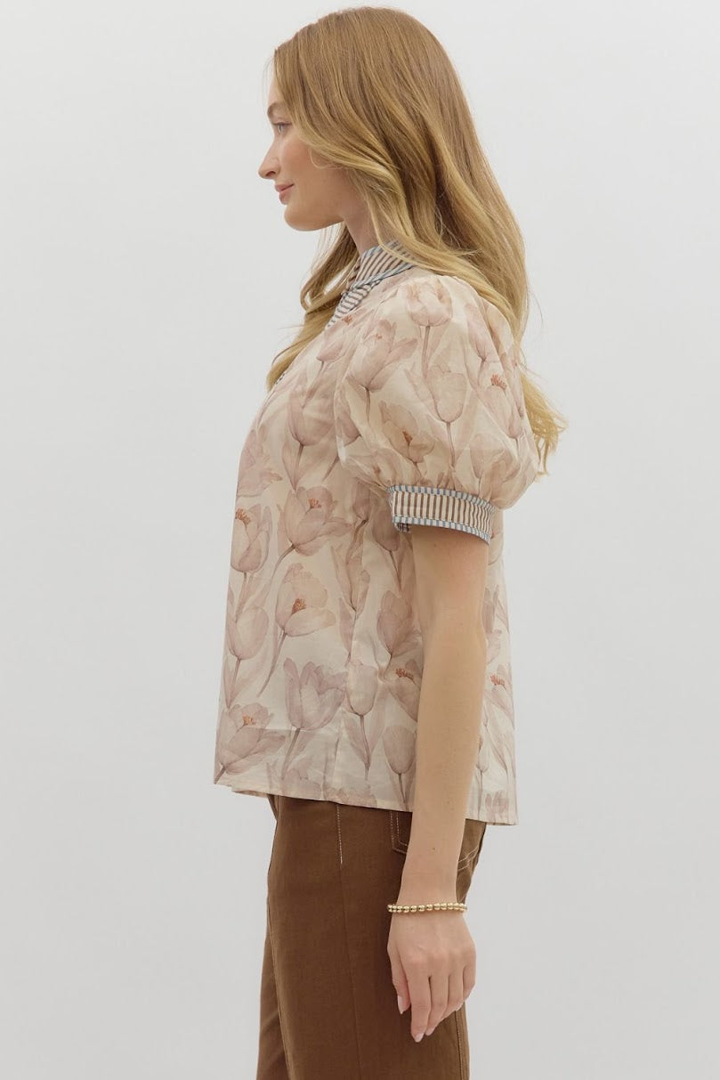 The Suzanne Top - Ecru