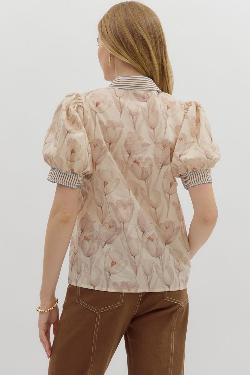 The Suzanne Top - Ecru